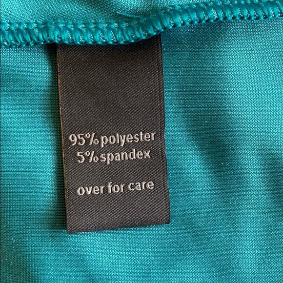 The Limited Bluegreen Velour Top Size Small - Picture 6 of 6